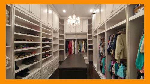 Cabinets in a closet?